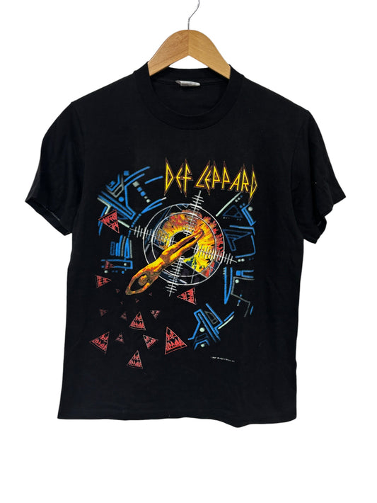 Vintage 1987 Def Leppard Hysteria Concert Tour Band Tee Size Medium