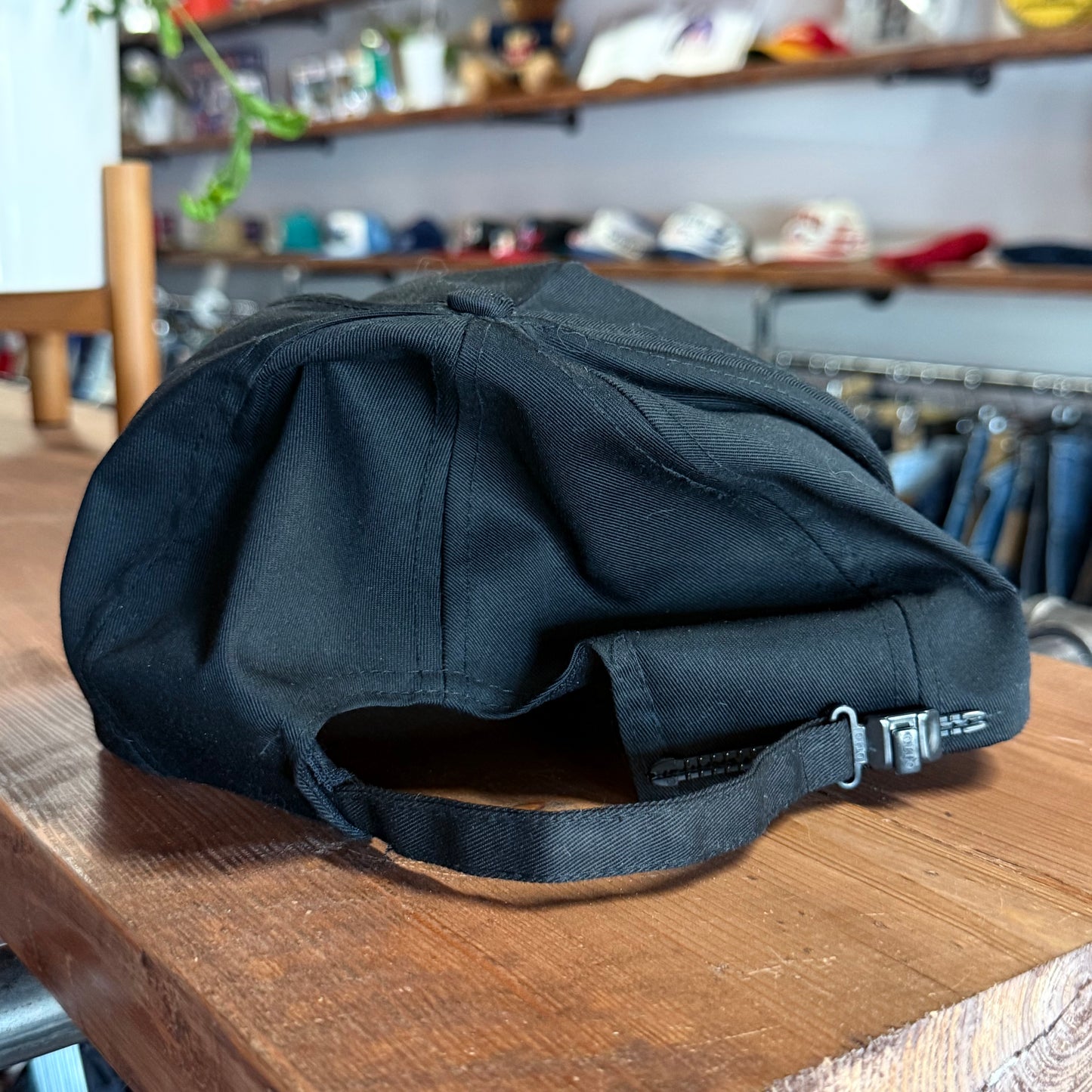 Vintage 90's No Fear Skater Grunge Roper Black Hat