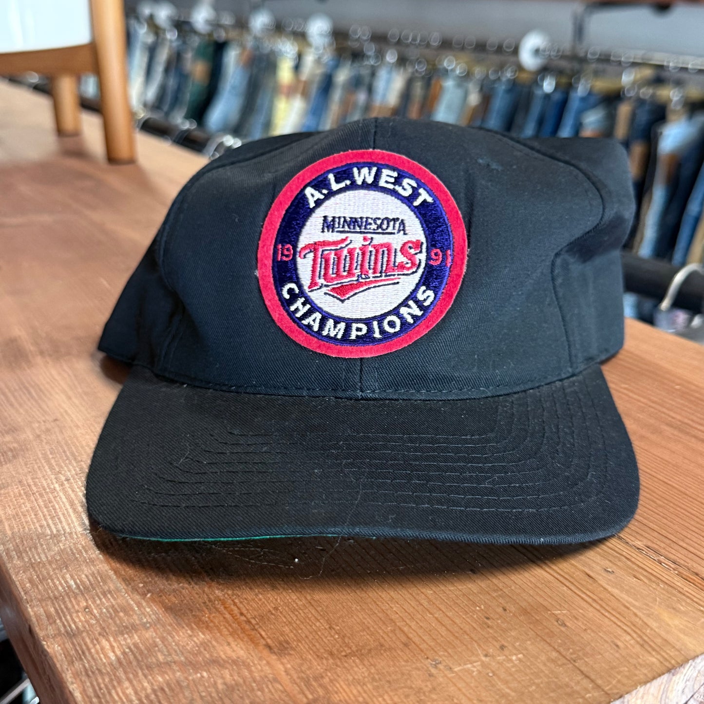 Vintage 1991 Minnesota Twins AL West Champions Baseball Hat