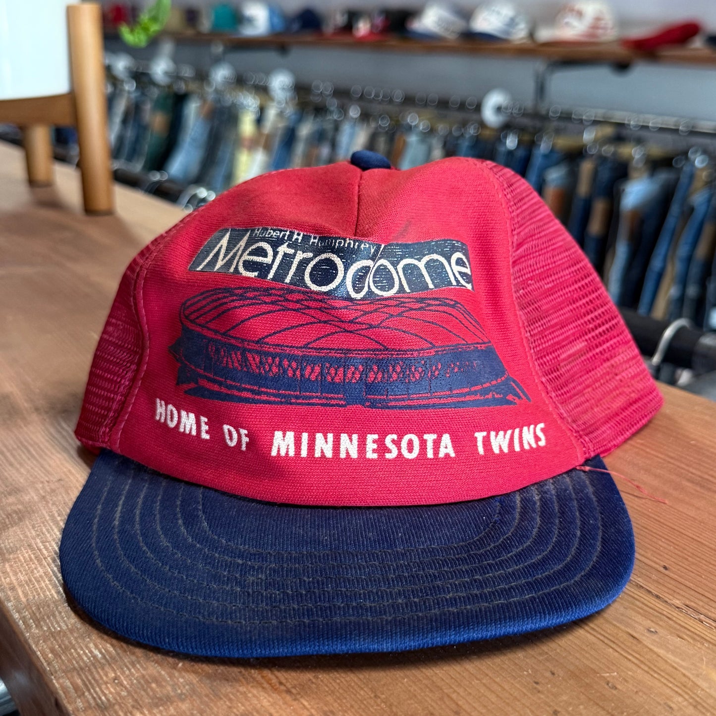 Vintage 80's Minnesota Twins Metrodome Trucker Hat