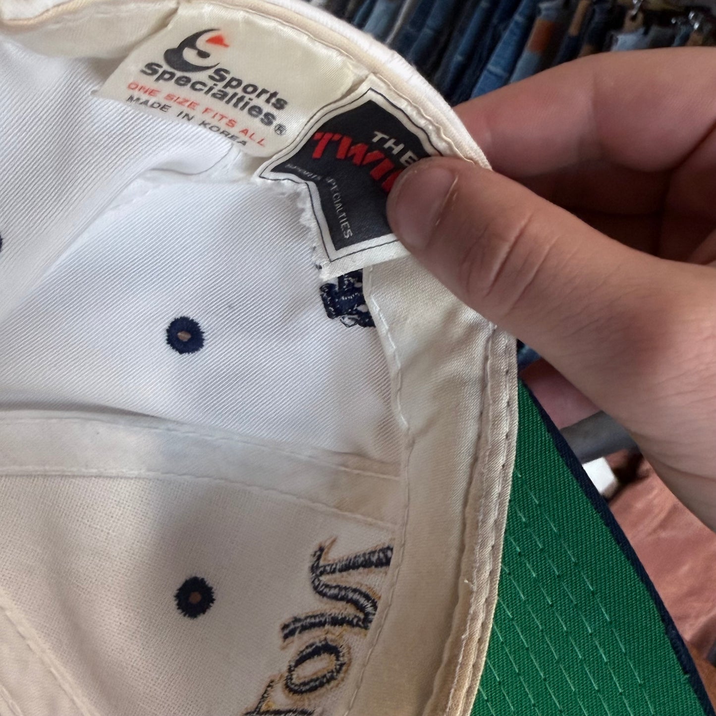 Vintage 90's Sports Specialties Notre Dame Script University Hat