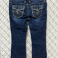 Y2K Rock Revival Women's Low Rise Denim Jeans Size 34x23