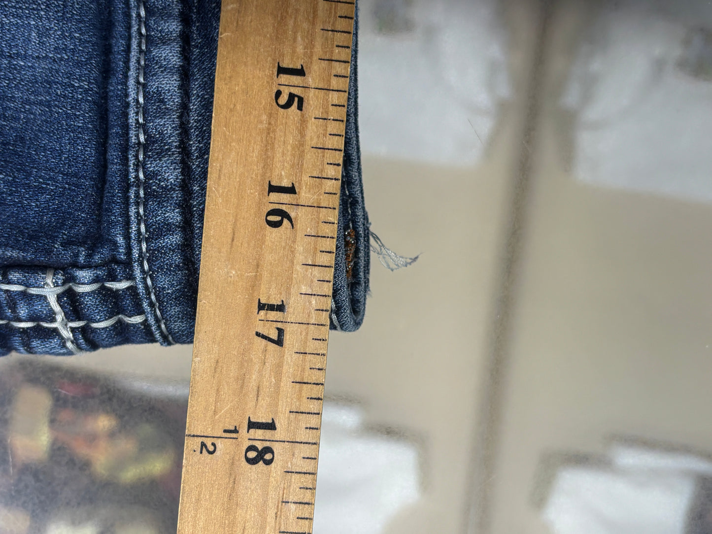 Y2K Rock Revival Women's Low Rise Denim Jeans Size 34x23