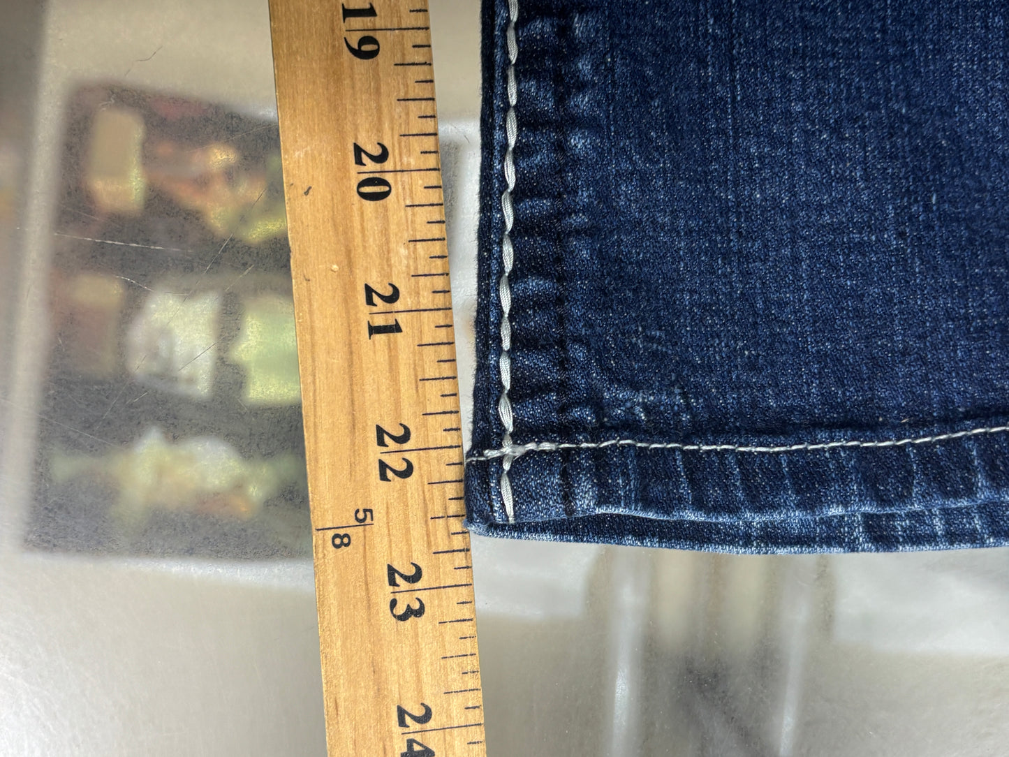 Y2K Rock Revival Women's Low Rise Denim Jeans Size 34x23