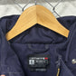 Carhartt Navy Blue FR Button Up Work Jacket Size XL Tall