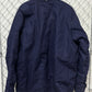 Carhartt Navy Blue FR Button Up Work Jacket Size XL Tall