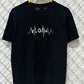VLONE Heartbeat Graphic Tee Black Size Medium