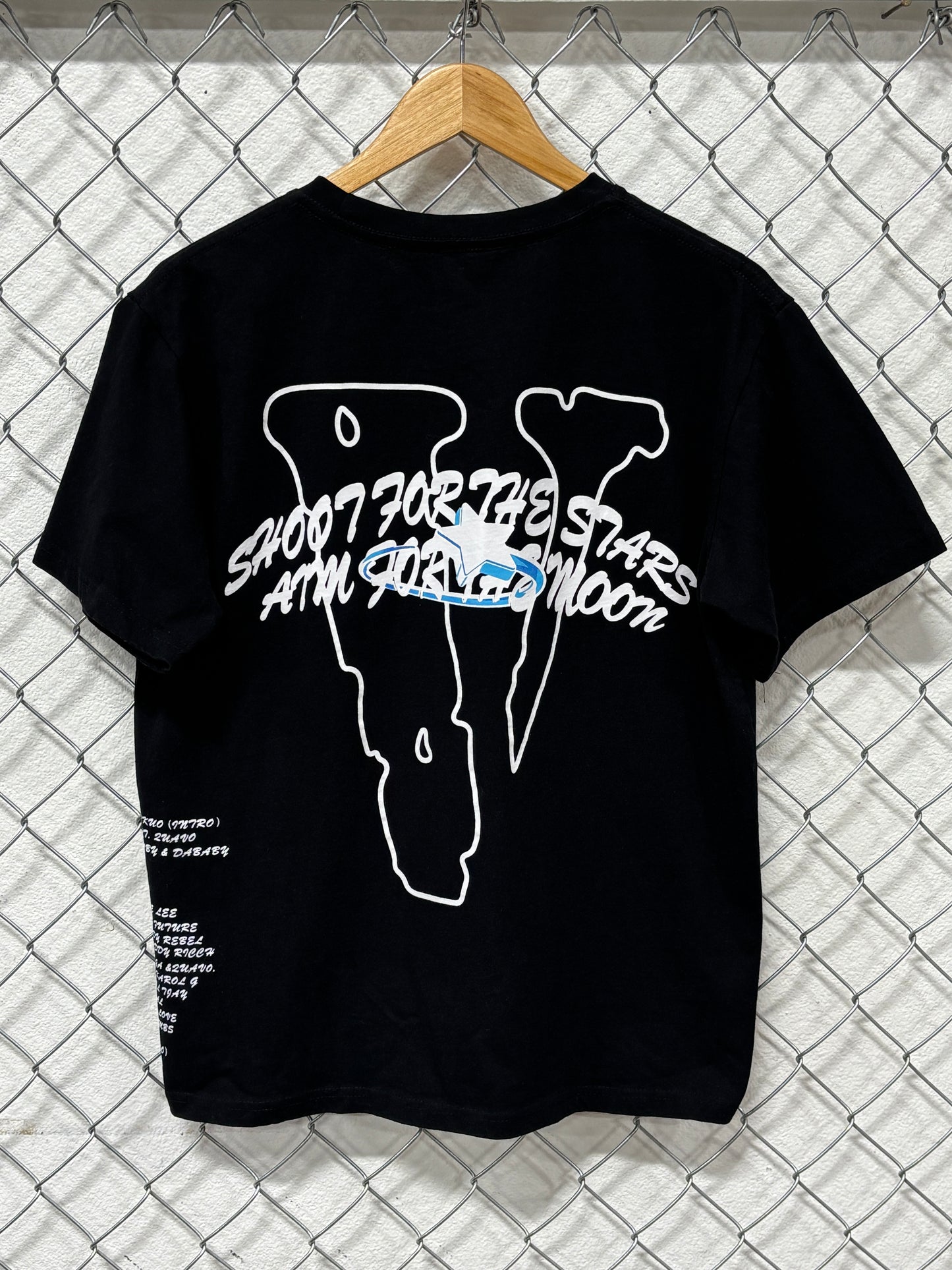 VLONE Pop Smoke Track List Tee Size Medium