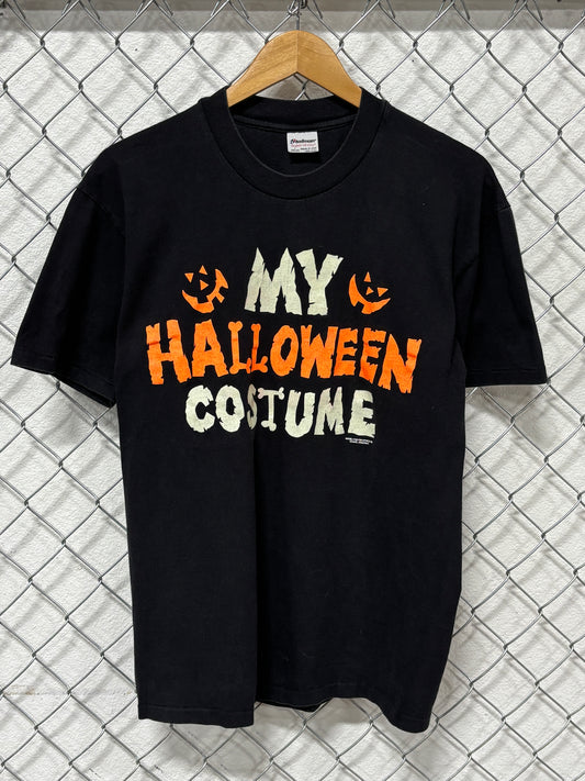 Vintage 80's My Halloween Costume Glow in the Dark Tee Size Large