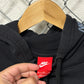 Nike Peace Sign Windmill Black Logo Hoodie Size Medium
