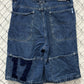Y2K One Tough Brand Baggy Cargo Denim Shorts Size 36