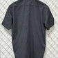 Dickies Grey Short Sleeve Button Up Workwear Shirt Size Medium