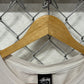 Y2K Stussy N64 Logo White Graphic Tee Size XL