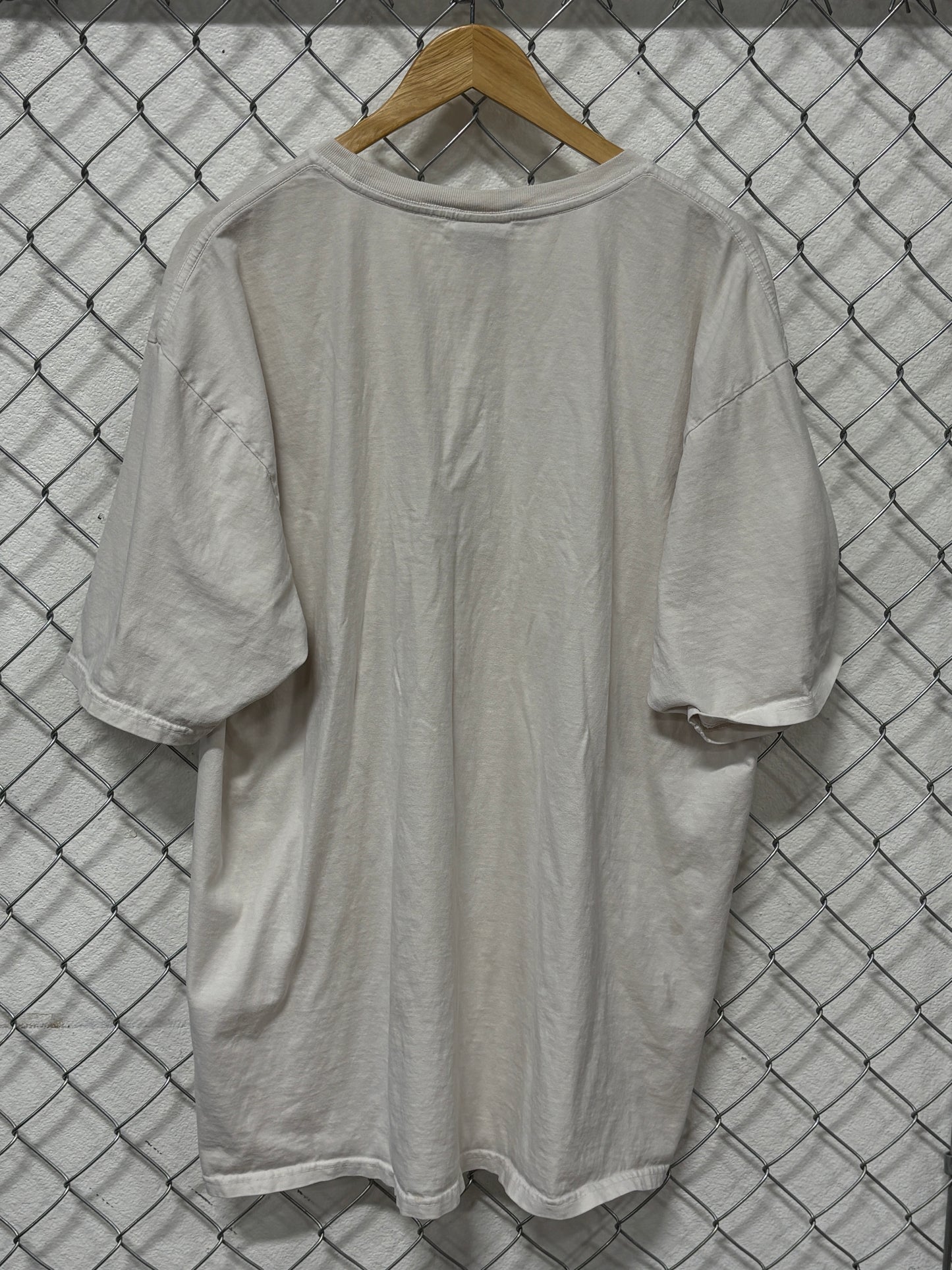 Y2K Stussy N64 Logo White Graphic Tee Size XL