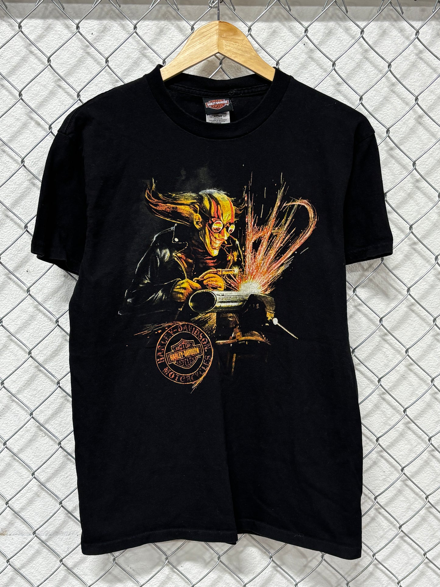 Harley Davidson Greely Colorado Biker Graphic Tee Size Medium