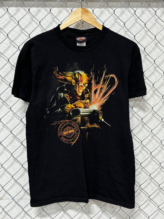 Harley Davidson Greely Colorado Biker Graphic Tee Size Medium