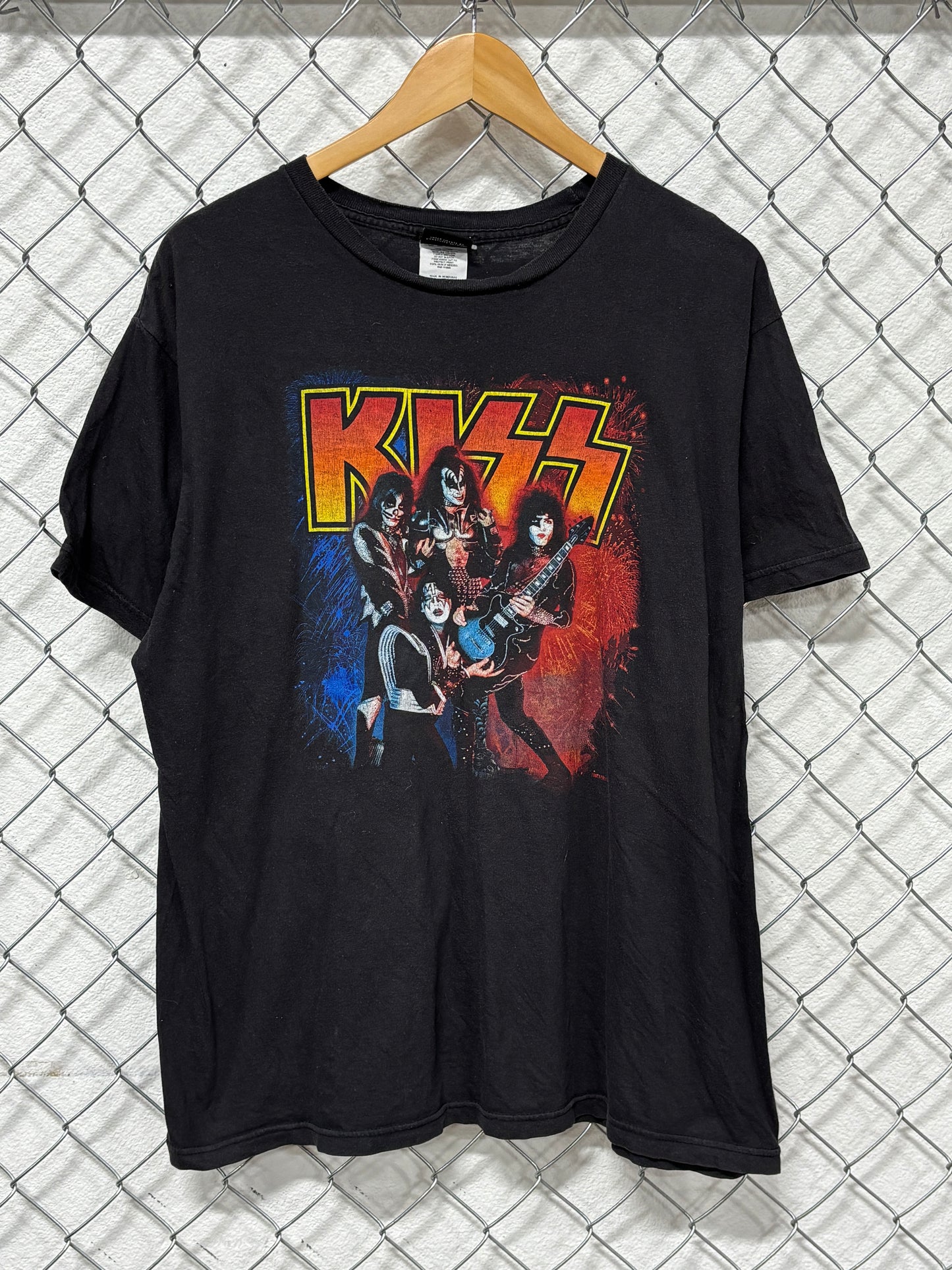 KISS Winterland 1976 Tour Reprint Band Graphic Tee Size XL