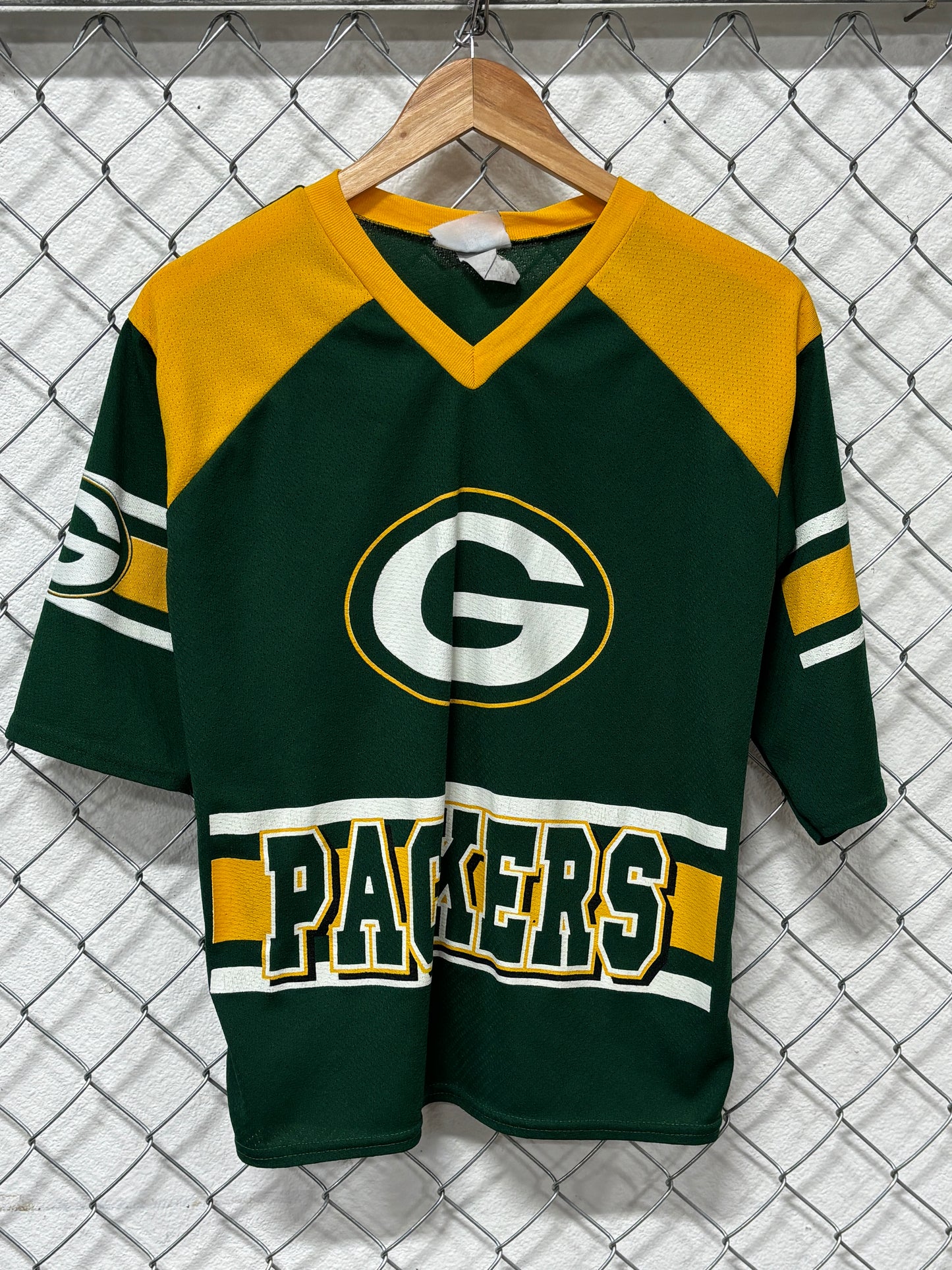 Vintage 90's NFL Green Bay Packers Jersey Style Shirt Size Medium
