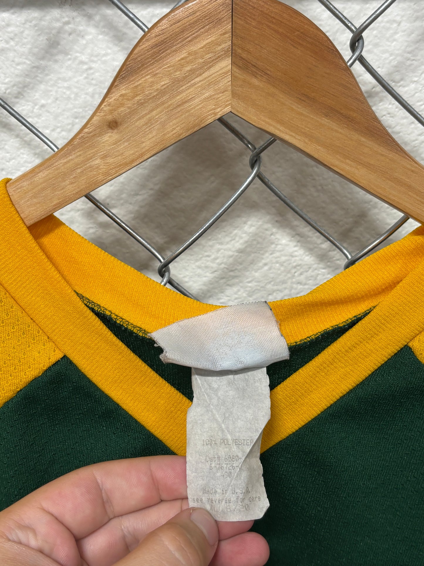Vintage 90's NFL Green Bay Packers Jersey Style Shirt Size Medium
