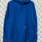Carhartt Blue Loose Fit Classic Style Hoodie Size XL
