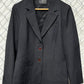 Vintage Levi's Women's Black Blazer Top Size Medium
