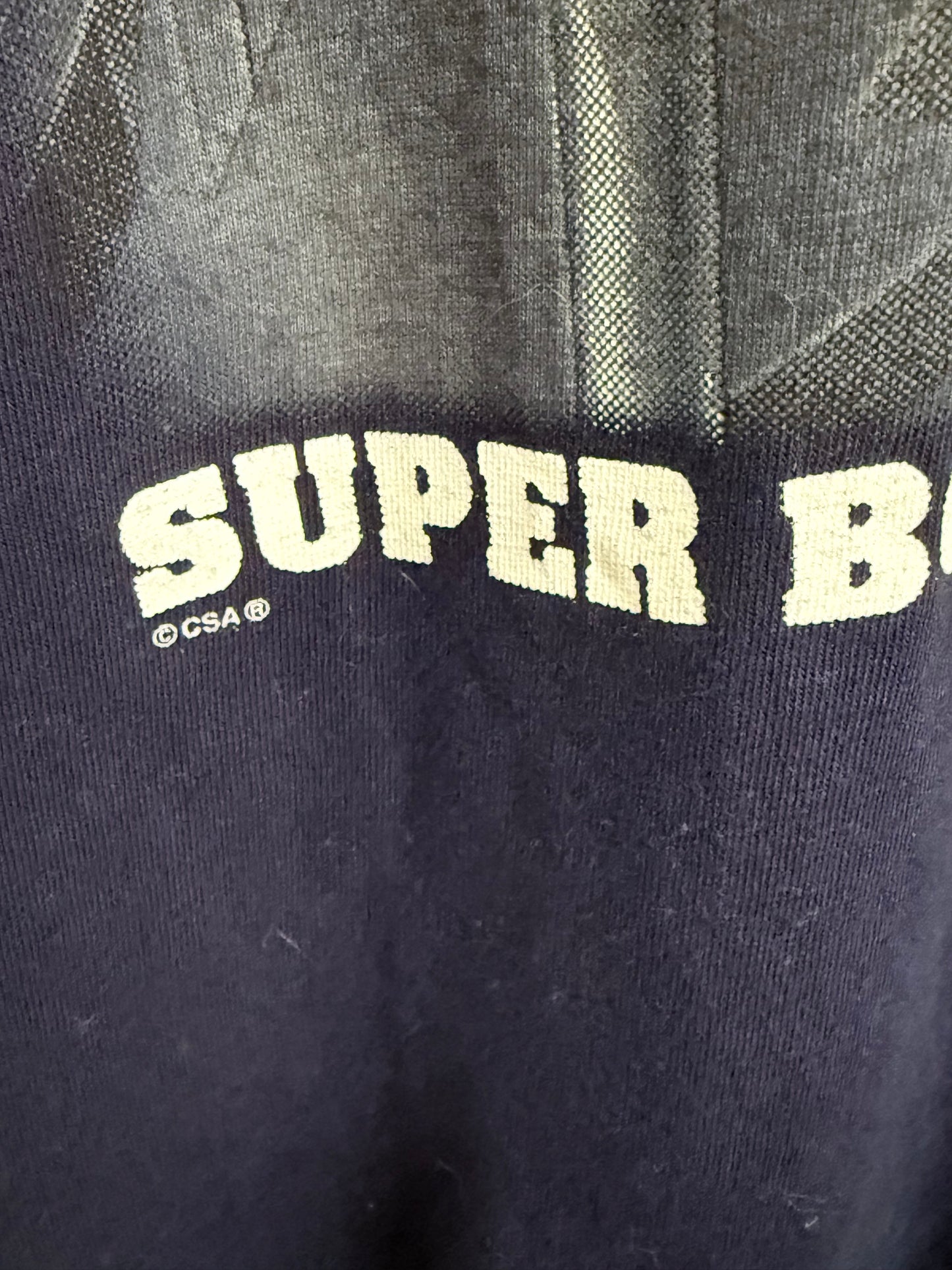 Vintage Denver Broncos Super Bowl 32 Champions NFL Tee Size Large