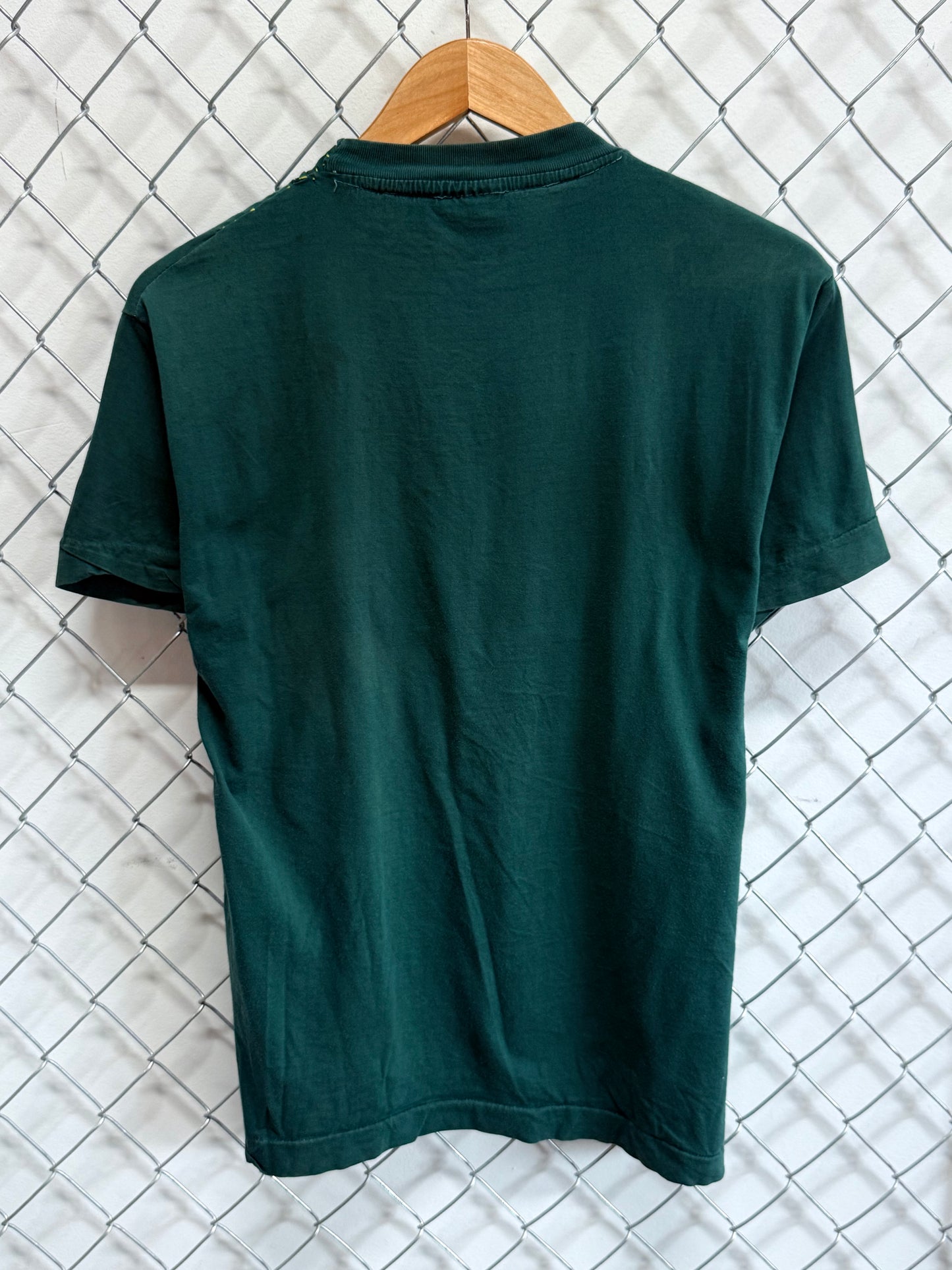 Vintage 90's Free Tibet Embroidered Protest Nature Graphic Tee Size Large