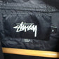 Stussy Black Double S Logo Windbreaker Jacket Size Small