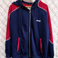 Palace Multicolor Blue Red Zip Up Hoodie Size Large
