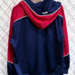 Palace Multicolor Blue Red Zip Up Hoodie Size Large