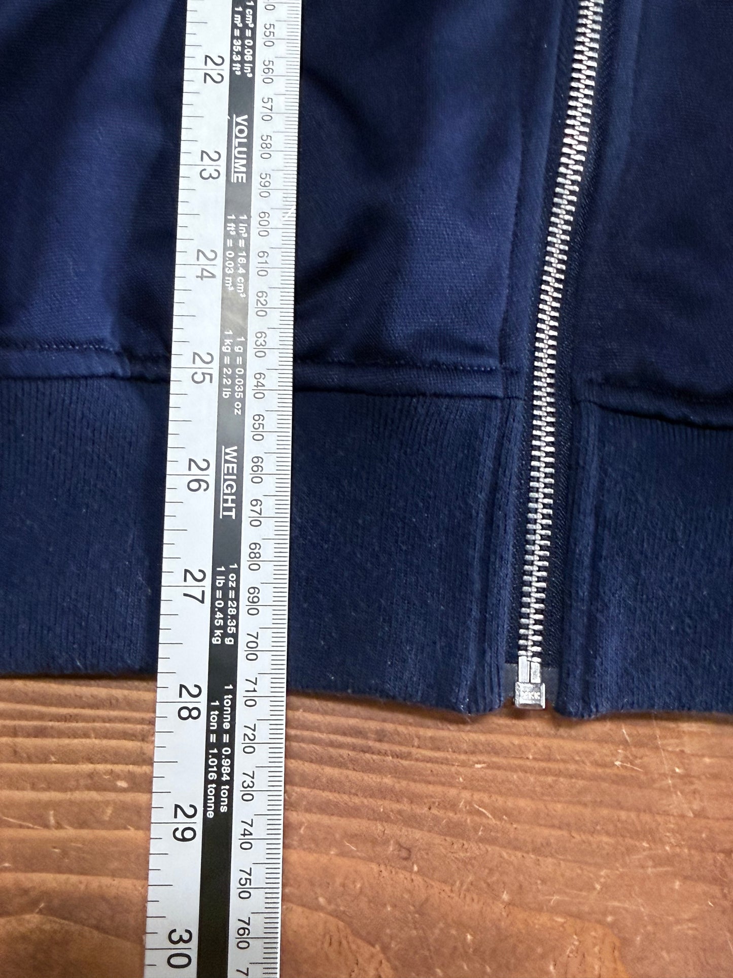 Palace Multicolor Blue Red Zip Up Hoodie Size Large