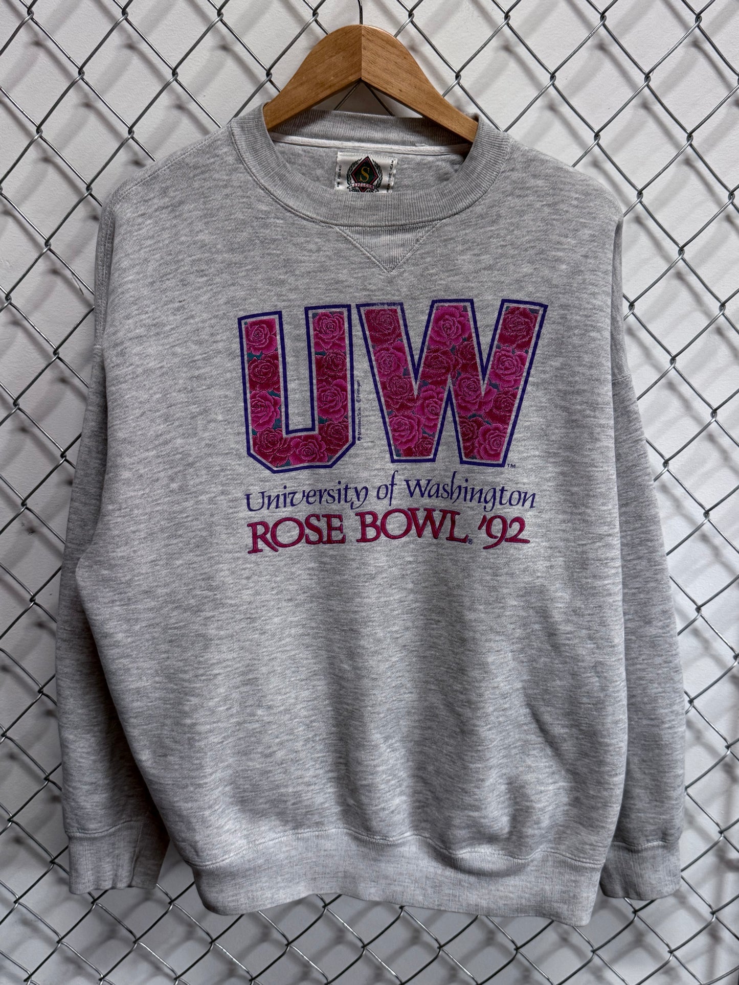 Vintage 1992 University of Washington Rose Bowl Sweater Size XL