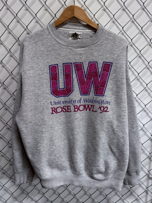 Vintage 1992 University of Washington Rose Bowl Sweater Size XL