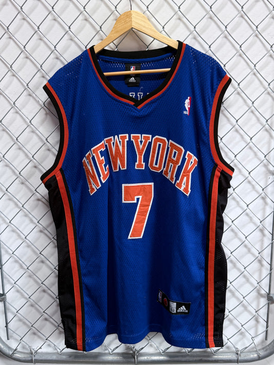 Adidas New York Knicks Carmelo Anthony #7 Jersey Size 52 XXL