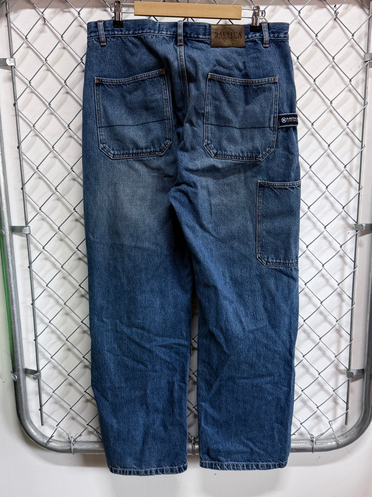 Y2K Nautica Denim Double Knee Carpenter Jeans Size 36x30