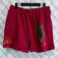 Travis Scott Cactus Jack McDonalds Red Shorts Size Large