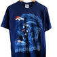 Vintage Y2K Denver Broncos Big Print NFL Logo Tee Size Medium