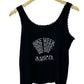 Vintage 1995 Harley 3D Emblem Wild Breed Lace Tank Top Shirt Size Large