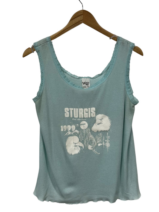 Vintage 1999 Sturgis Harley Davidson Lace Tank Top Size Large