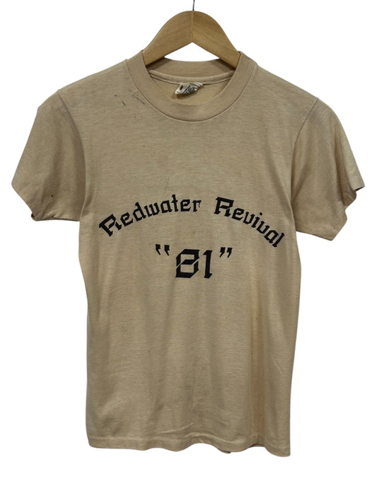 Vintage 1981 Redwater Revival Country Music Concert Tee Size Small
