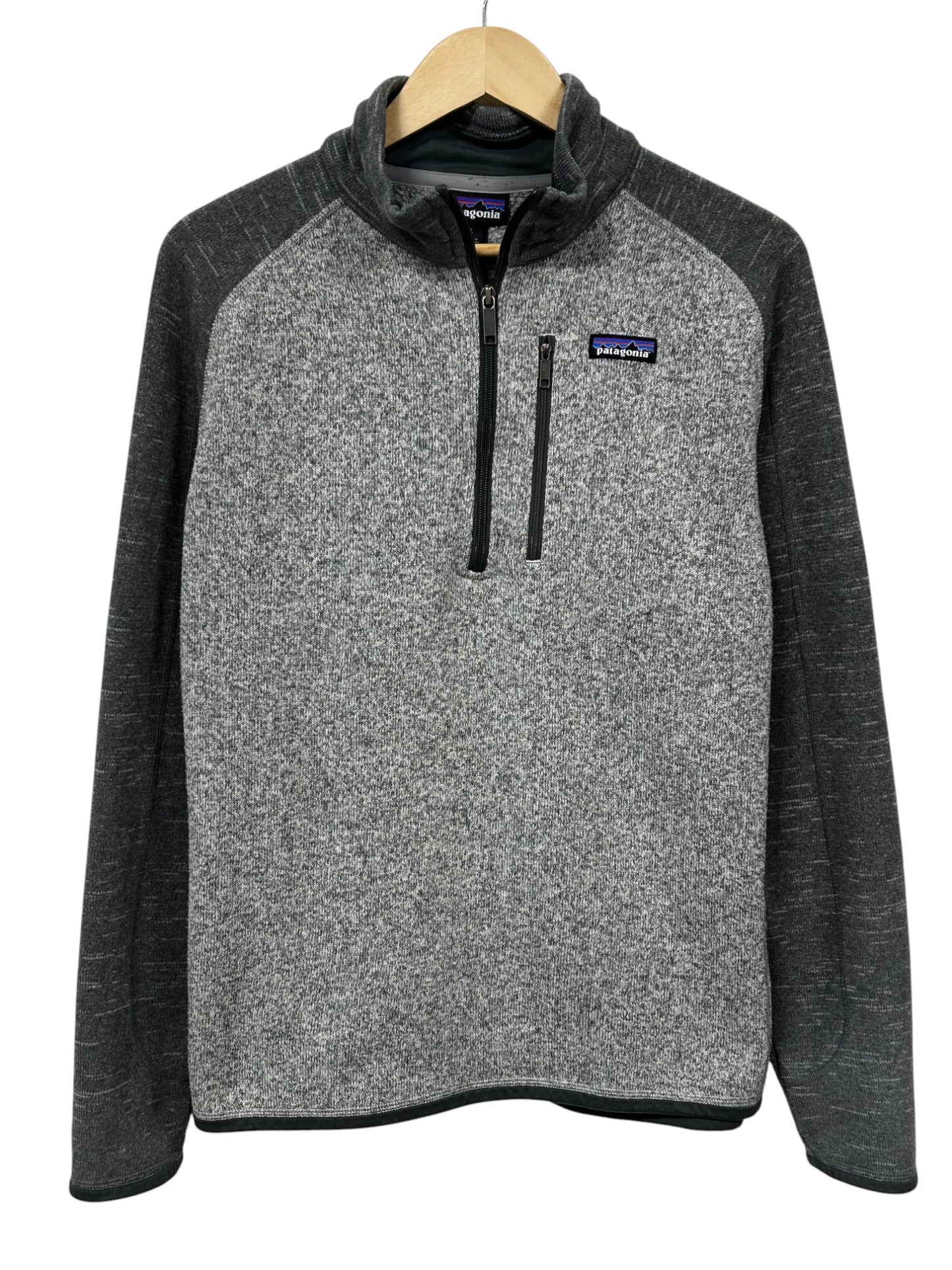 Patagonia Better Sweater Grey Half Zip Fleece Size Large