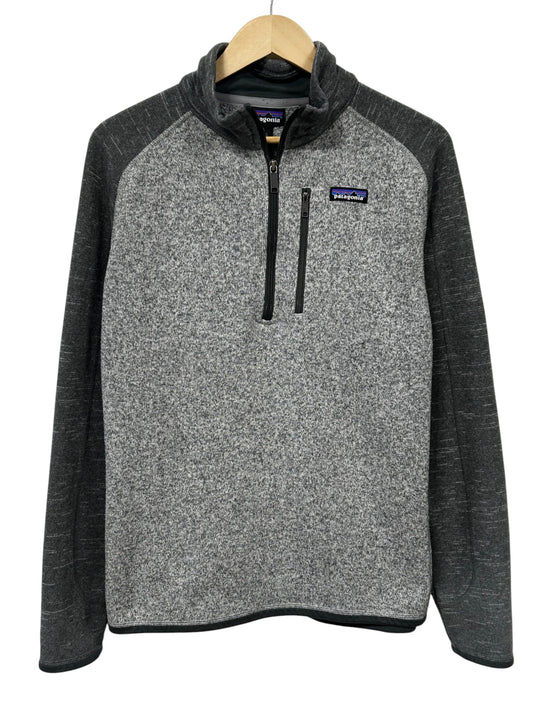 Patagonia Better Sweater Grey Half Zip Fleece Size Large