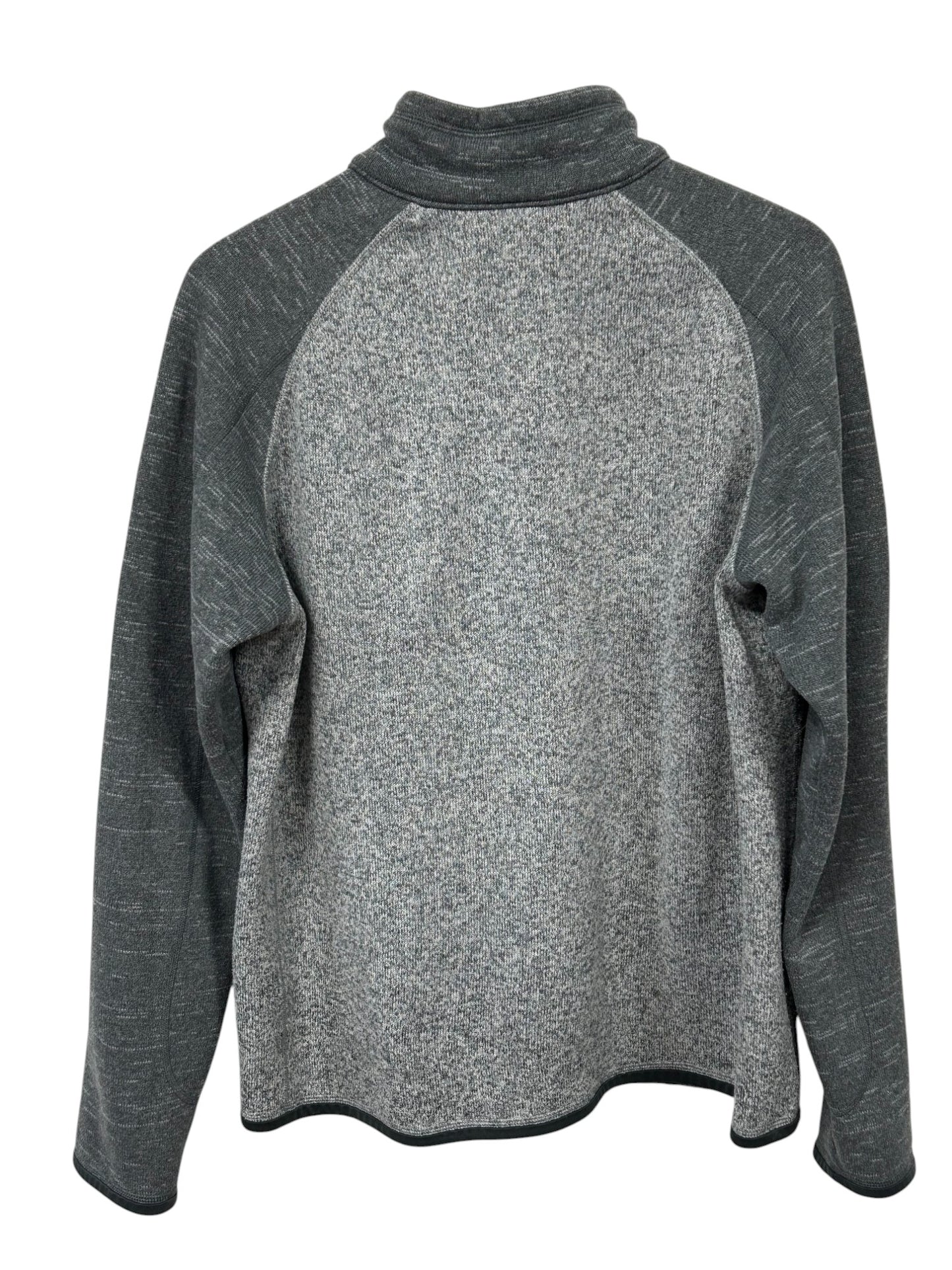 Patagonia Better Sweater Grey Half Zip Fleece Size Large
