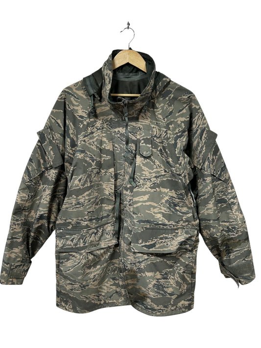 Vintage US Military Field Parka Tiger Camo Size XL