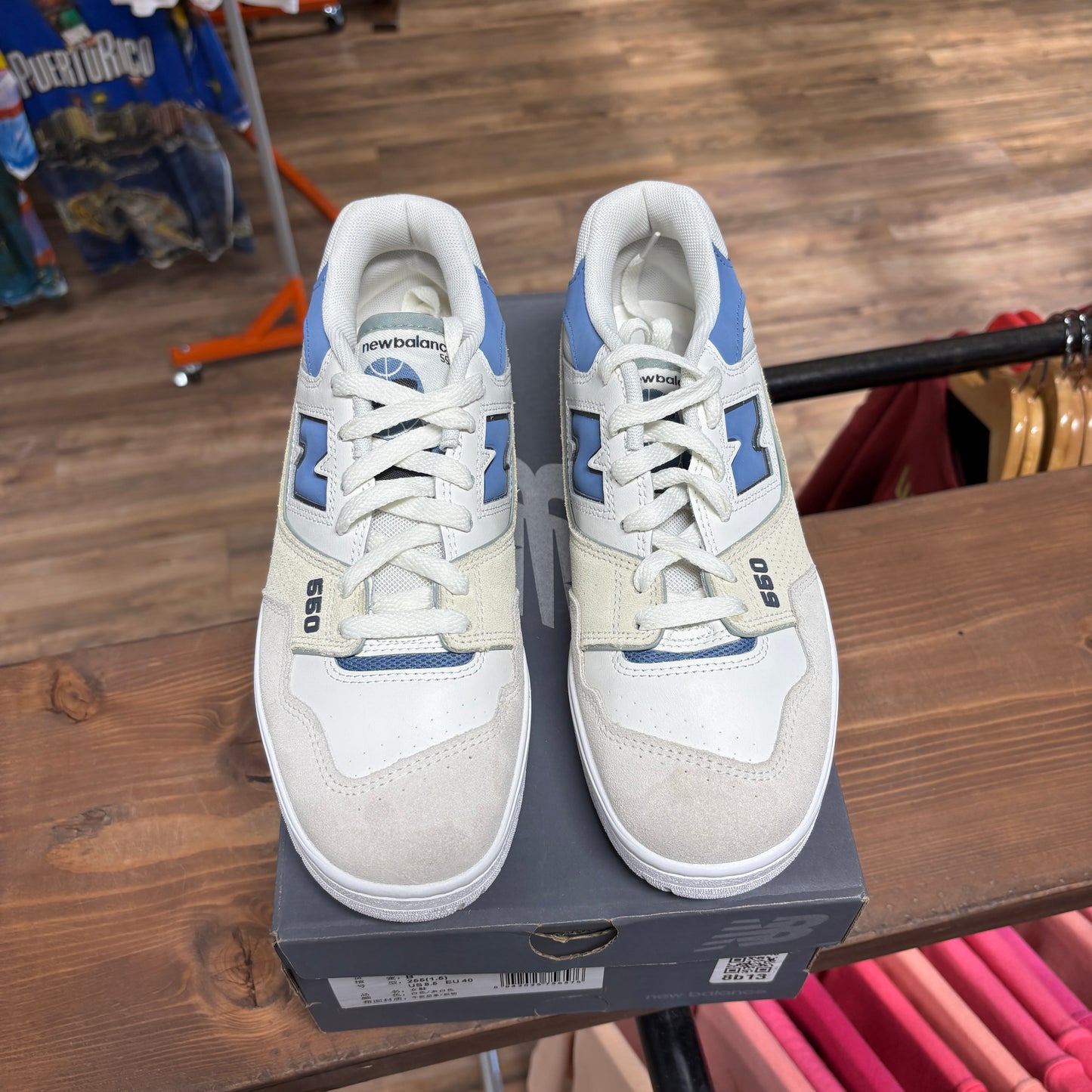 New Balance 550 'Sea Salt Blue Agate' Size 8.5W/7M