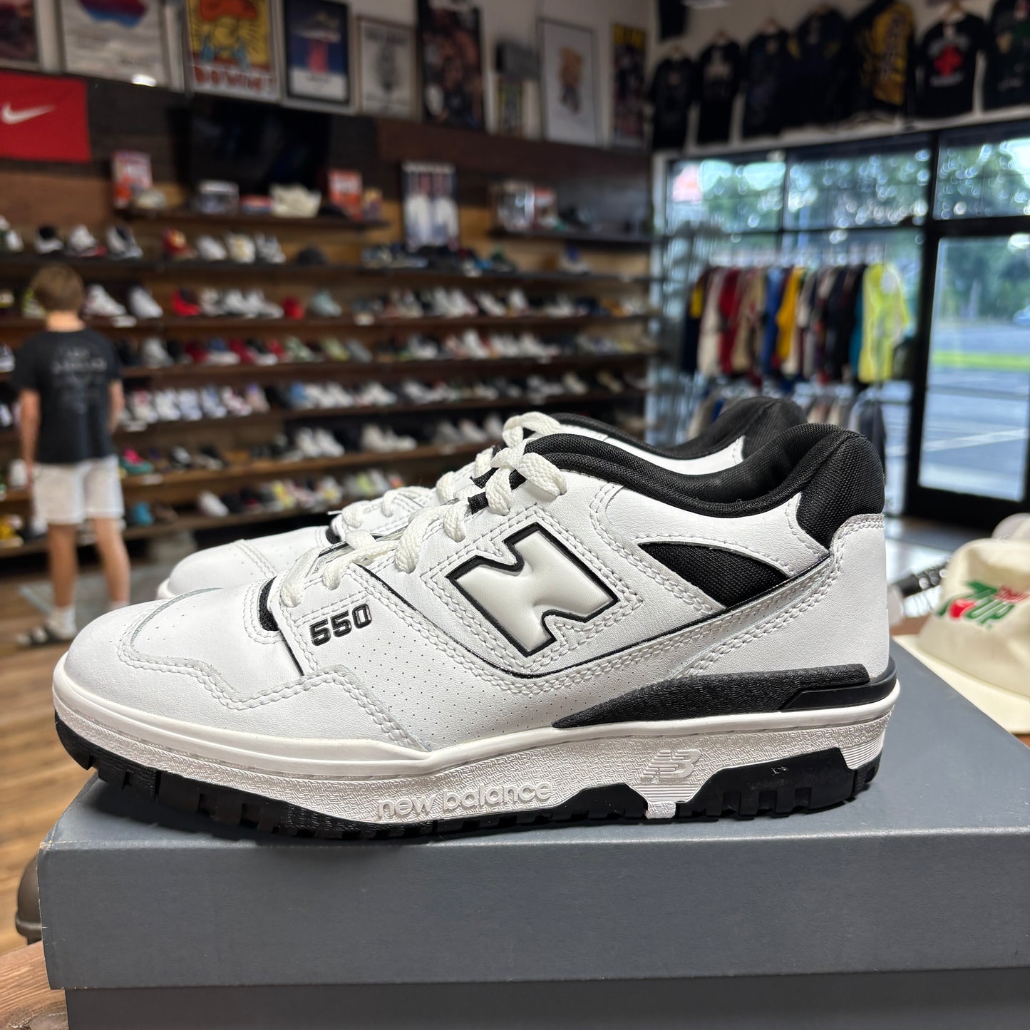 New Balance 550 'Black White' Size 7