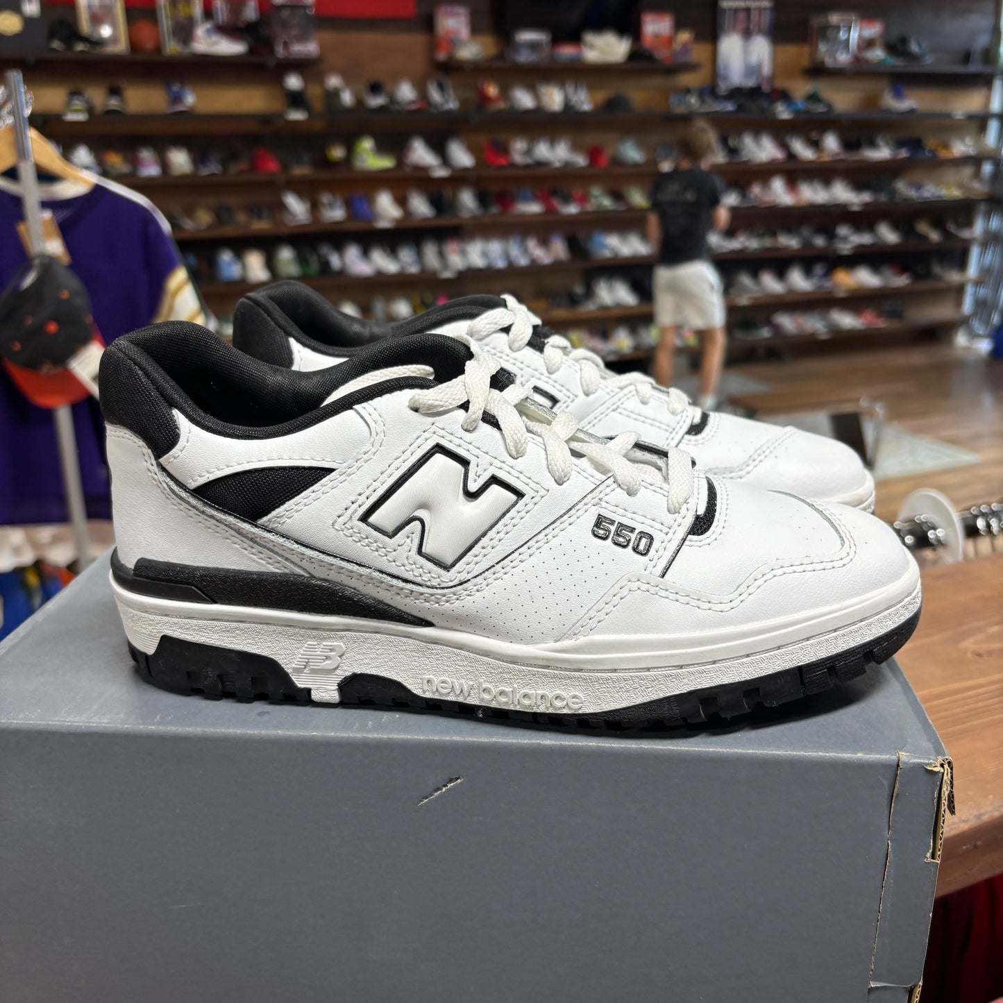 New Balance 550 'Black White' Size 7