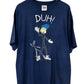 Vintage 90's Duh Cartoon Character Graphic Tee Size XL