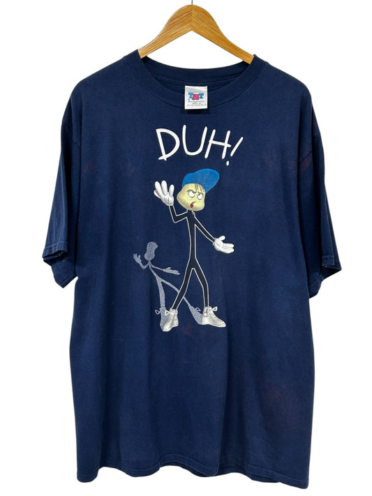 Vintage 90's Duh Cartoon Character Graphic Tee Size XL