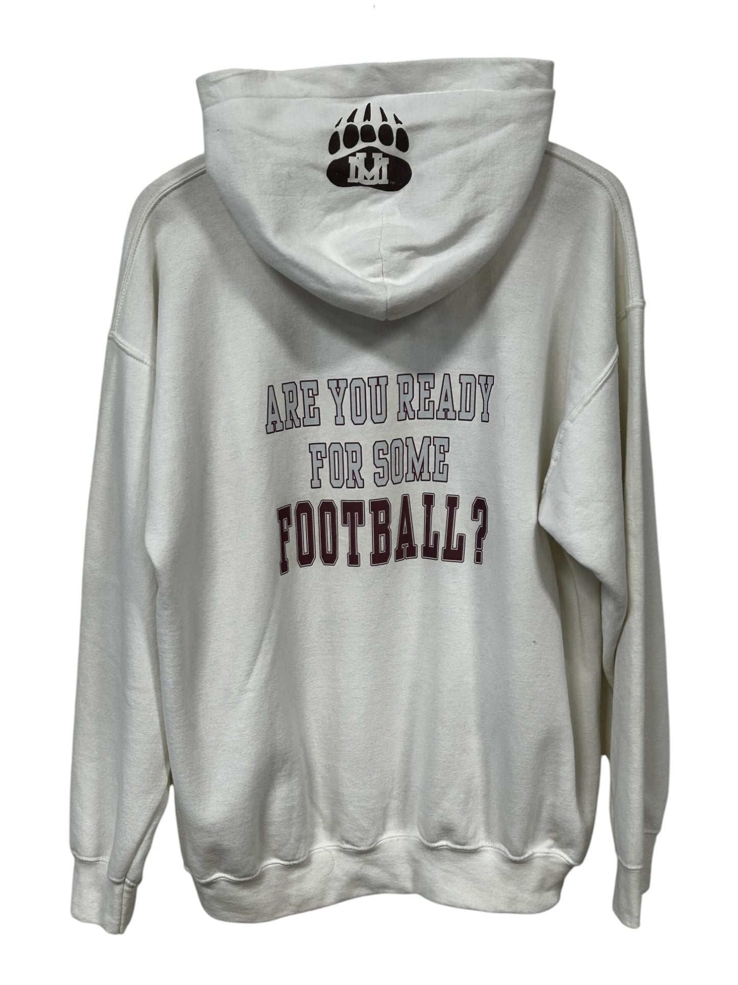 University of Montana Grizzlies Civil War Football Hoodie Size Large